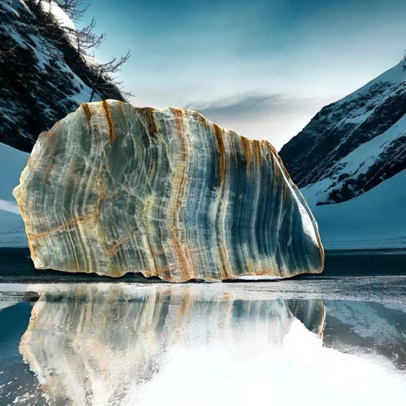 Jewelry - Stunning Blue Onxy Slab A-Quality Argentina 🇦🇷 7X4 House of Gems 💎